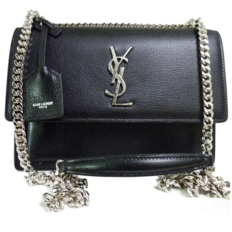 yves saint laurent black leather bag|yves saint laurent bags online.